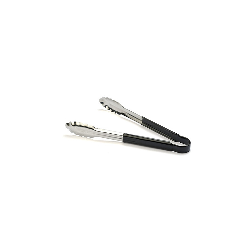 Pinze buffet inox cm 30 con manico nero Comas.jpg