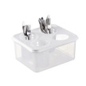Dispenser + 4 scolaposate in PP mm 325x265x150 Araven bis.jpg