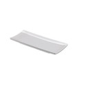 Vassoio rettangolare in melamina bianca 24x10x2cm Leone.jpg