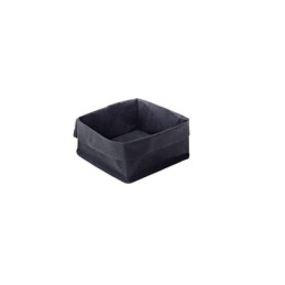 Saccottino in fibra di cellulosa nero quadrato 14x14 cm Leone.jpg