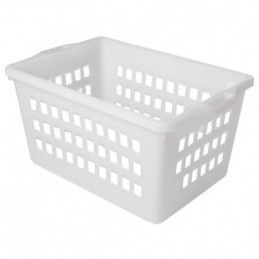 Cassa forata in polietilene bianca 100 litri Pavoni