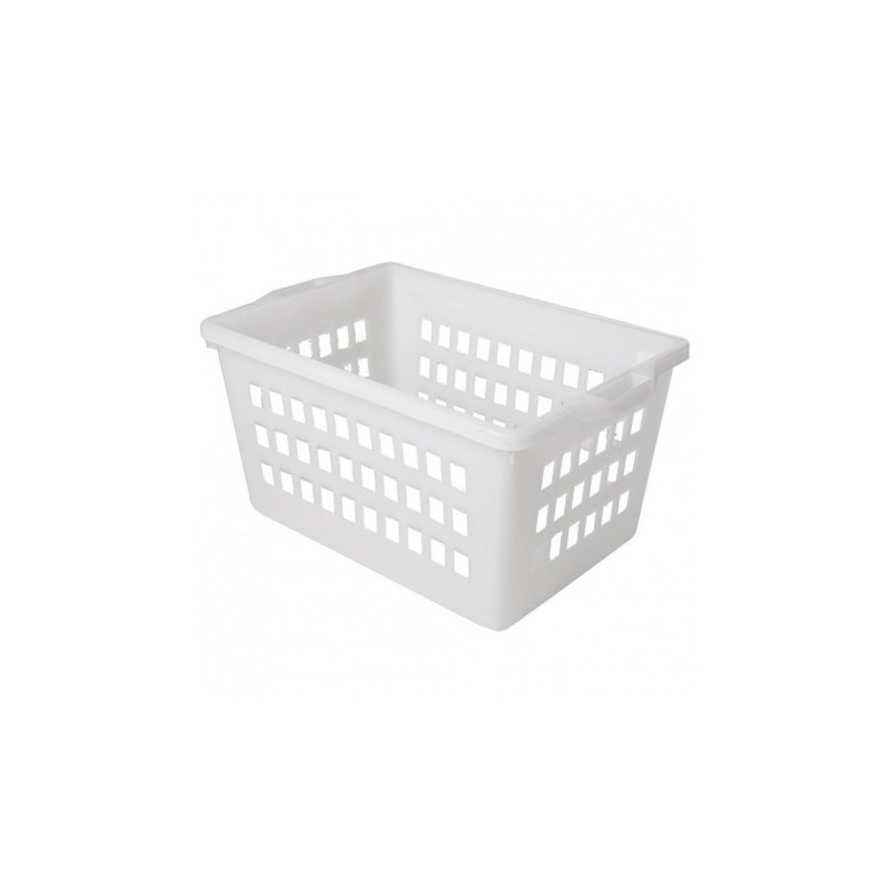 Cassa forata in polietilene bianca 100 litri Pavoni..jpg