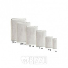 Sacchetti carta kraft farina 10,5x26,8(1kg) cartone 1.350 pezzi De Luca