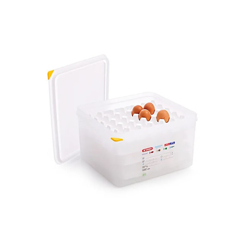 Contenitore per uova GN2 3 cont vassoi 8x30 uova Araven.jpg